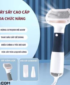 Máy Sấy Lông Chó Mèo Đa Năng 3 In 1 Công Suất 600W